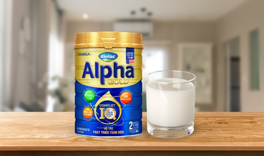Sữa bột Dielac Alpha Gold IQ số 2 (sữa non) 800g (6 - 12 tháng) Sữa bột Dielac Alpha Gold IQ số 2 (sữa non) 800g (6 - 12 tháng)