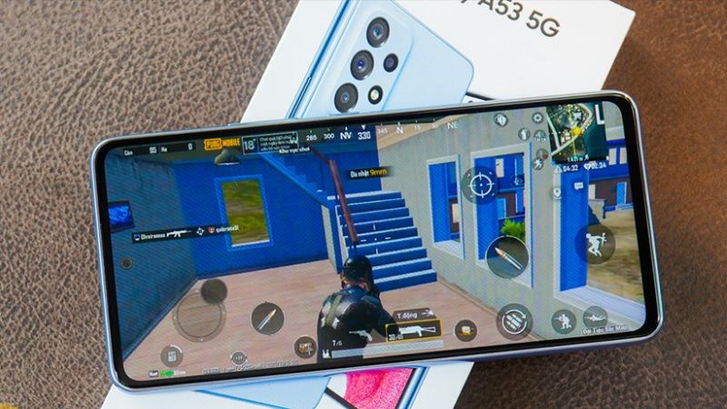 Samsung Galaxy A53 5G 128GB sở hữu m&agrave;n h&igrave;nh sắc n&eacute;t