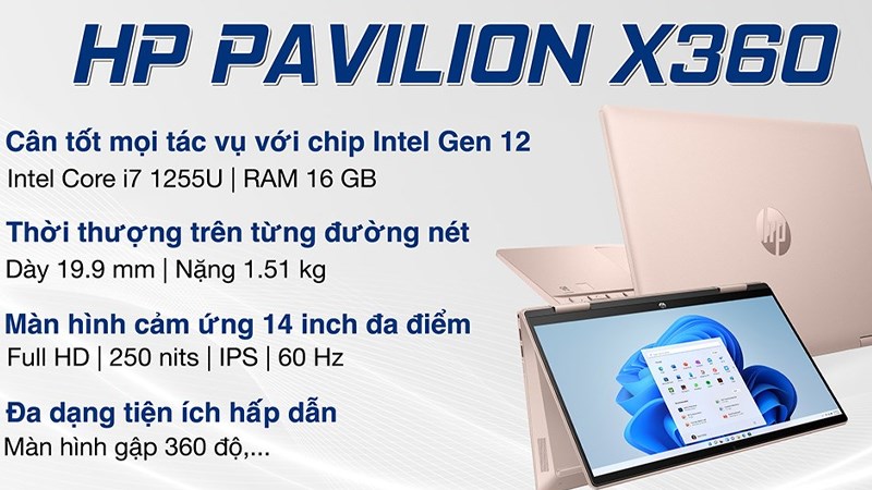 Laptop có nhiều tính năng hấp dẫn 