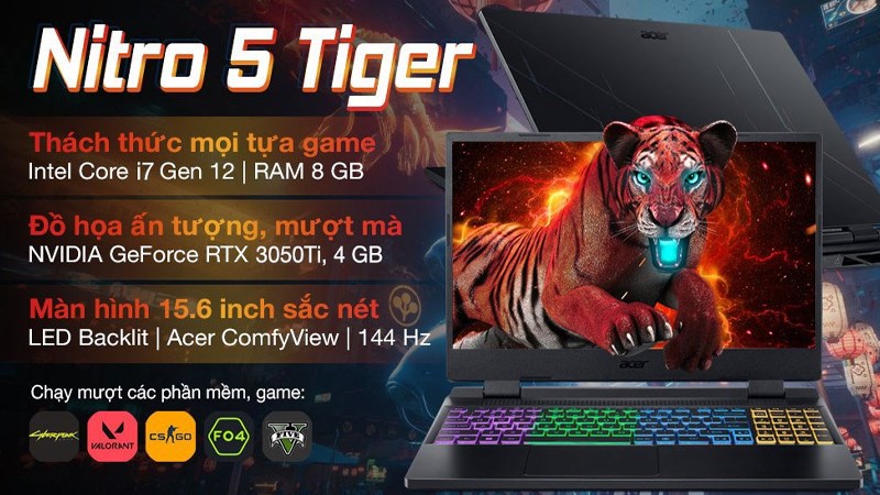 Chiếc laptop gaming có hiệu năng mạnh mẽ, ấn tượng