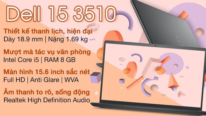 Laptop có thiết kế thanh lịch, hiệu năng mạnh mẽ Laptop có thiết kế thanh lịch, hiệu năng mạnh mẽ