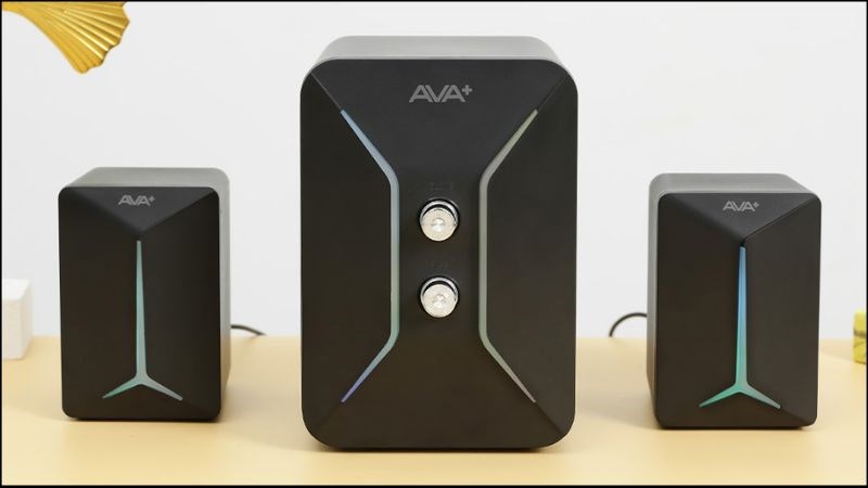Loa vi t&iacute;nh 2.1 AVA+ Led Mini N171 nhỏ gọn với khối lượng chỉ 1.2 kg