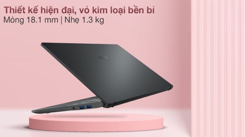 Vẻ sang trọng và thời thượng của laptop MSI Modern 14 B11MOU i3