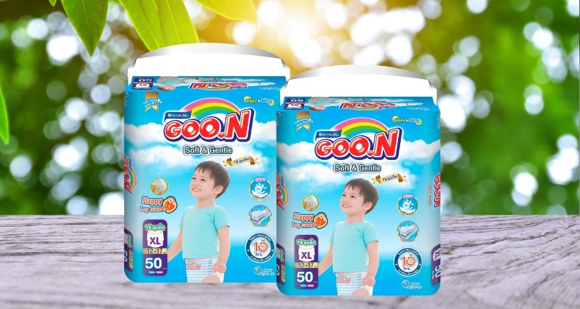 Tã quần GOO.N Soft & Gentle size XL 50 miếng (12 - 17 kg)