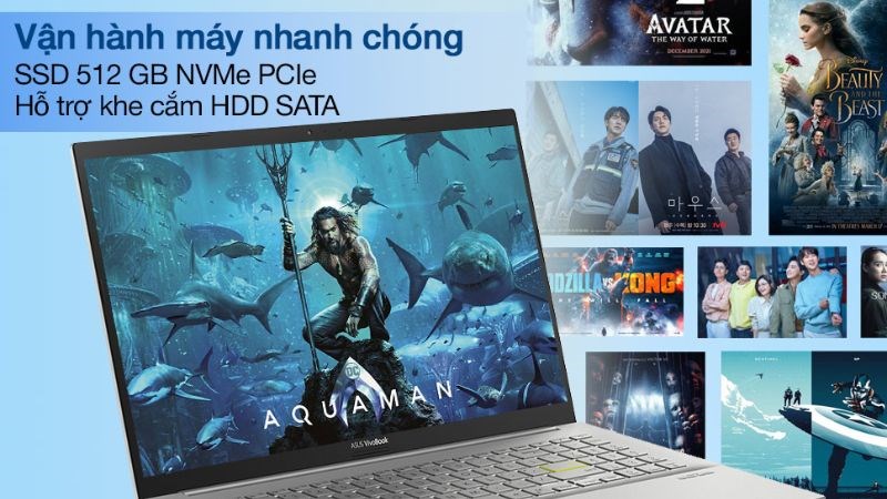 M&agrave;n ảnh rộng 15.6 inch sắc n&eacute;t, ch&acirc;n thật đến từng chi tiết