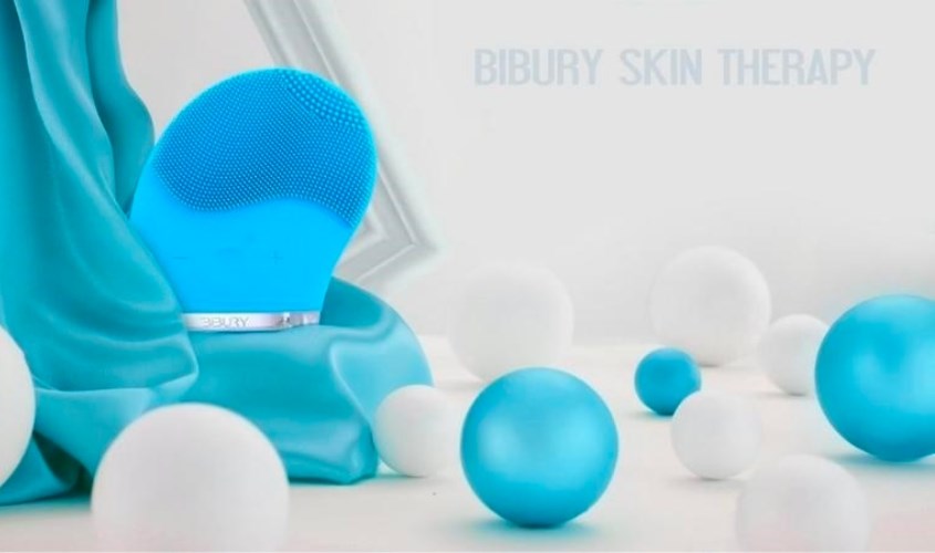 Máy rửa mặt BIBURY BBR01-01 màu xanh dương