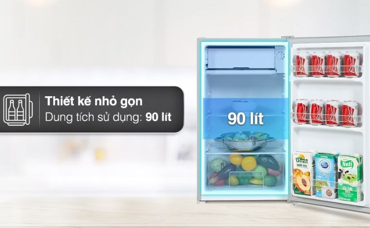 Tủ lạnh Beko 90 lít RS9052S rất phù hợp các bạn sinh viên ở trọ