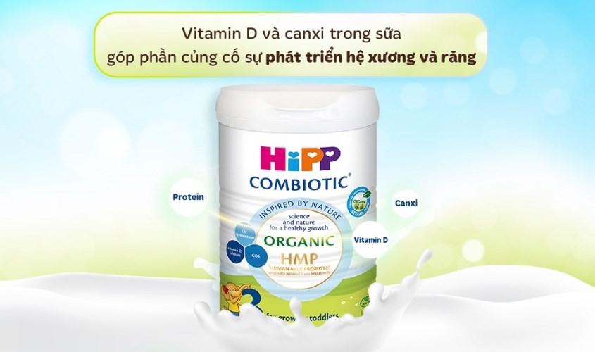 Sữa bột HiPP Organic Combiotic số 3 800g (1 - 3 tuổi)