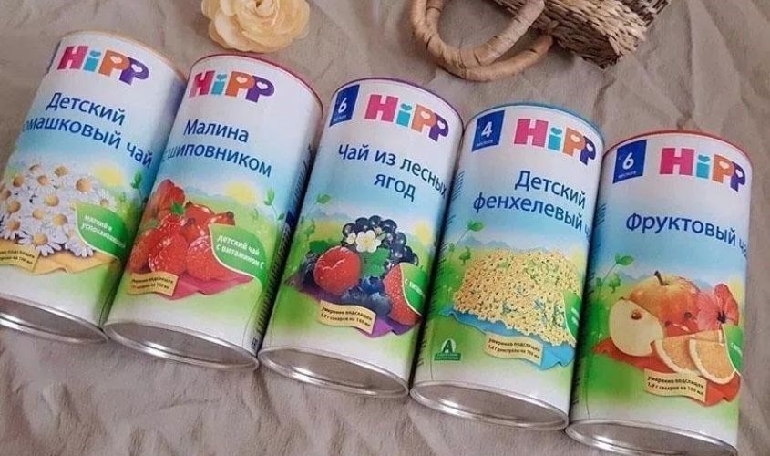 Trà HiPP là một loại nước giải khát có thể dùng thay thế nước lọc