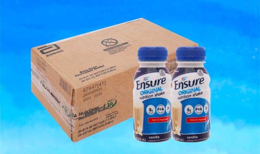 Thùng 24 chai sữa bột người lớn pha sẵn Ensure Original hương vani 237 ml Thùng 24 chai sữa bột người lớn pha sẵn Ensure Original hương vani 237 ml