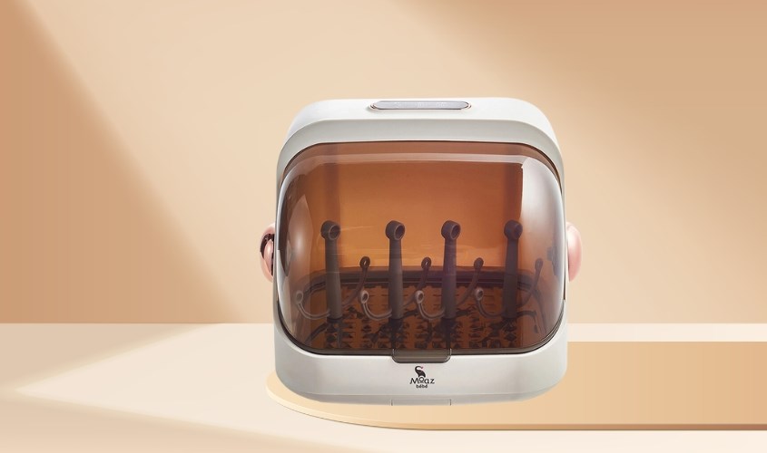 Máy tiệt trùng và sấy khô bình sữa Moaz BéBé MB-044 Máy tiệt trùng và sấy khô bình sữa Moaz BéBé MB-044