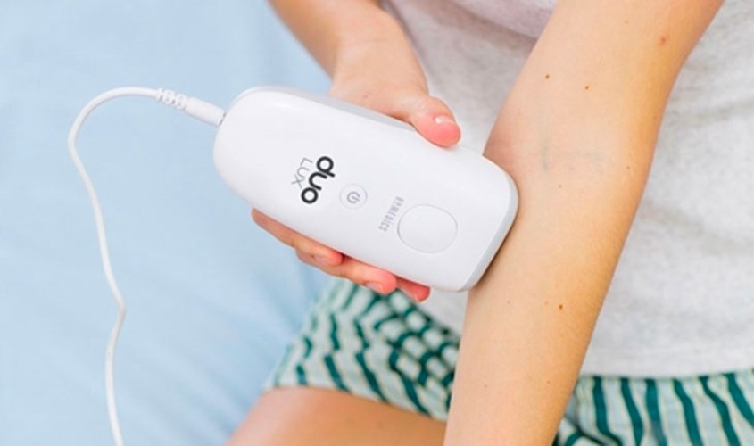 Máy triệt lông mini có thể sử dụng ở nhiều vùng da khác nhau