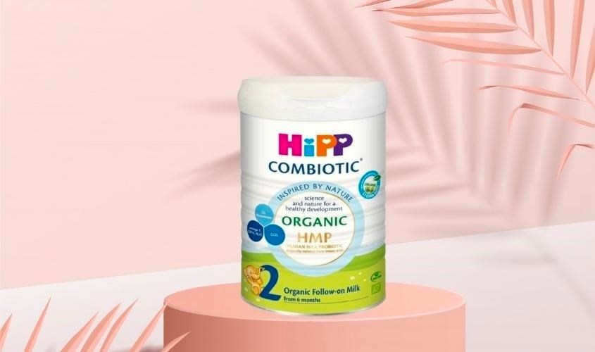 Sữa bột HiPP Organic Combiotic số 2 800g (6 - 12 tháng) giúp trẻ tăng cường hệ tiêu hóa