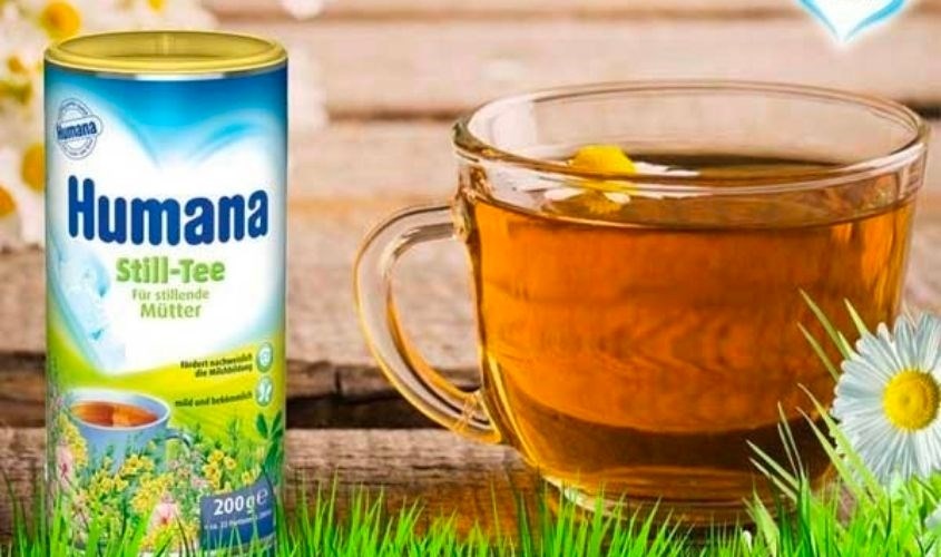 Trà cốm lợi sữa Humana