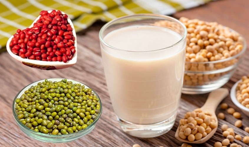 Sữa hạt đậu xanh, đậu đỏ hỗ trợ tăng cường sức khỏe và duy trì cơ bắp khỏe mạnh Sữa hạt đậu xanh, đậu đỏ hỗ trợ tăng cường sức khỏe và duy trì cơ bắp khỏe mạnh