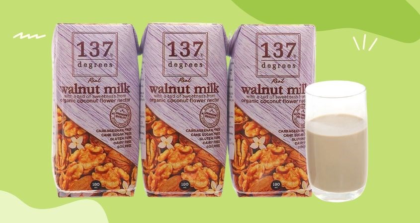 Lốc 3 hộp sữa hạt óc chó truyền thống 137 Degrees 180 ml (từ 1 tuổi)