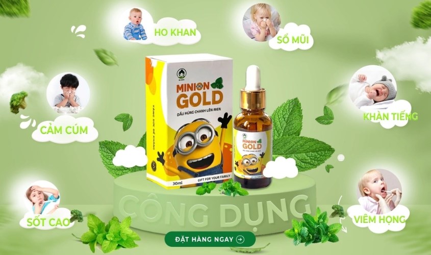 Dầu húng chanh lên men Dr.Maya Gold tăng sức đề kháng 30 ml (từ 0 tháng)