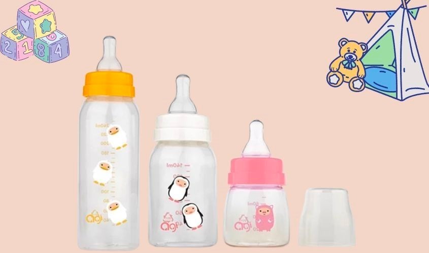 Bình sữa Agi sử dụng công nghệ nano bạc giúp hạn chế sự phát triển của vi khuẩn