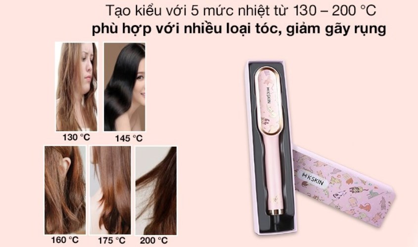 Tạo nhiều kiểu tóc với một chiếc lược điện