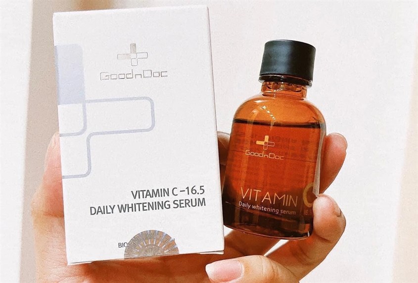 Tinh Chất Dưỡng Trắng Da GoodnDoc Vitamin C-16.5 Daily Whitening Serum 30mL