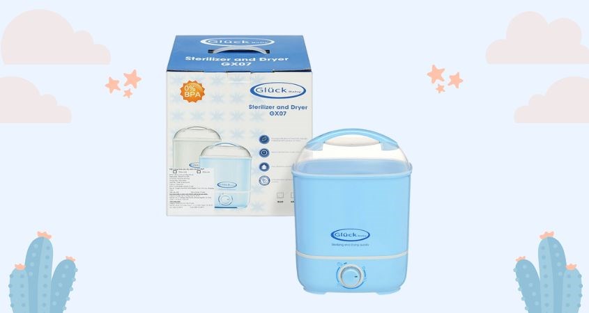Máy tiệt trùng và sấy khô bình sữa Gluck Baby GX07