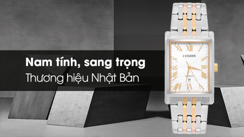 Đồng hồ nam CITIZEN BH3004-59D với mặt kính khoáng bền bỉ, chống ăn mòn tốt Đồng hồ nam CITIZEN BH3004-59D với mặt kính khoáng bền bỉ, chống ăn mòn tốt
