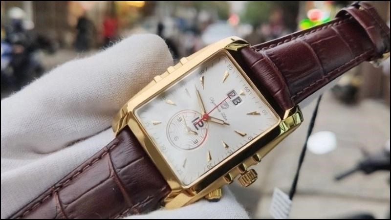 Đồng hồ OLYMPIA STAR 58031MS-GL-T sở hữu vỏ inox đúc và kính Sapphire Crystal Đồng hồ OLYMPIA STAR 58031MS-GL-T sở hữu vỏ inox đúc và kính Sapphire Crystal