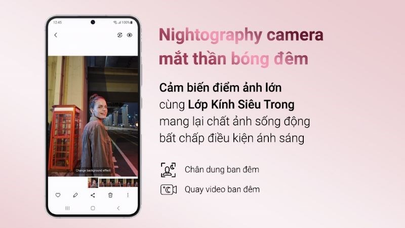 Chức năng cảm biến điểm ảnh lớn c&ugrave;ng lớp k&iacute;nh si&ecirc;u trong
