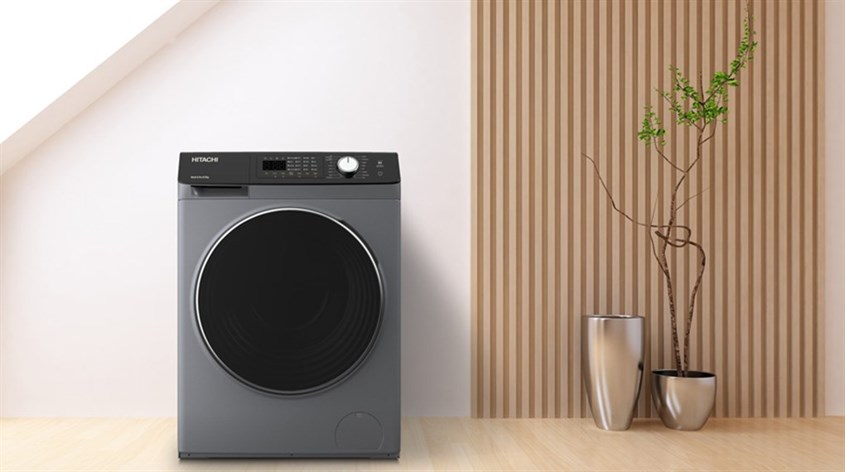 Máy giặt sấy Hitachi Inverter giặt 10.5 kg - sấy 7 kg BD-D1054HVOS