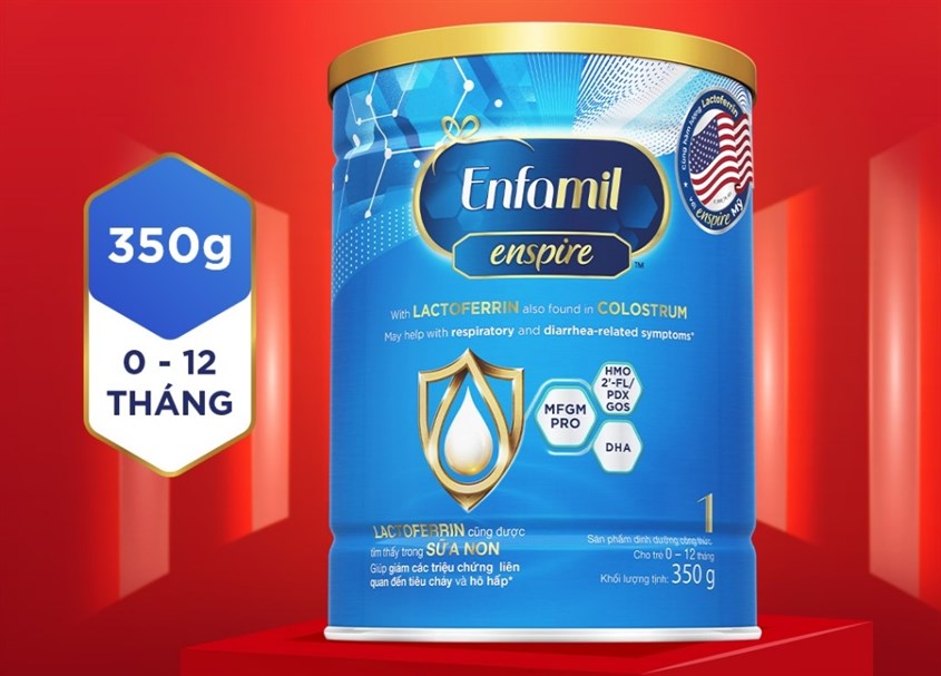 Sữa bột Enfamil Enspire số 1 350g (0 - 12 tháng)