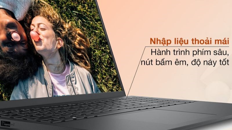 Laptop Dell Vostro 3510 i5 với phím nhấn êm và nhạy