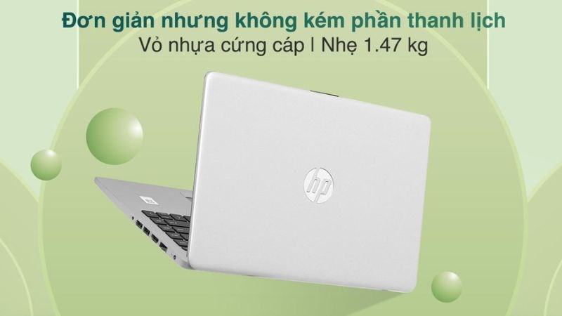 Laptop HP 245 G9 R5 có khối lượng nhẹ nên bạn dễ dàng mang theo