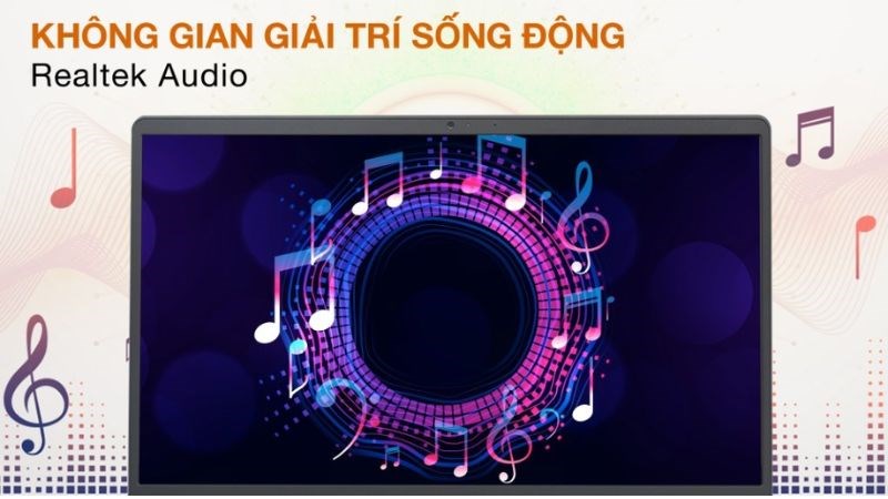 Laptop Dell Vostro 3520 i3 mang đến bạn trải nghiệm &acirc;m thanh sống động