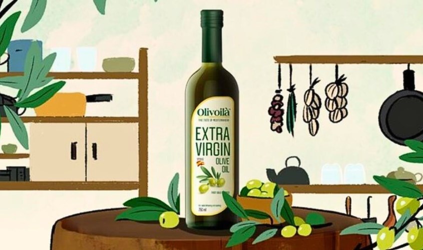 Dầu oliu Olivoilà Extra Virgin ăn dặm cho bé chai 250 ml (từ 6 tháng)