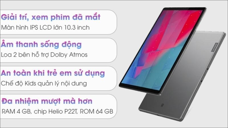 Lenovo Tab M10 - FHD Plus với nhiều t&iacute;nh năng vượt trội