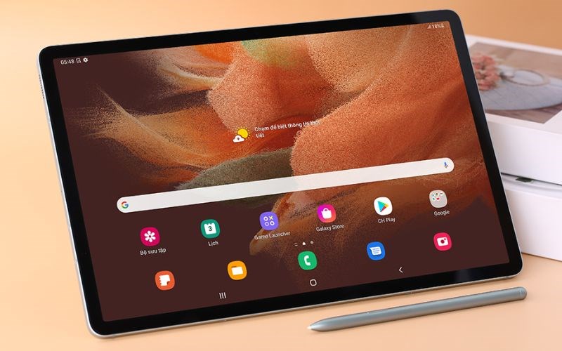 Máy tính bảng Samsung Galaxy Tab S7 FE 4G sở hữu màn hình kích thước lớn 12.4 inch Máy tính bảng Samsung Galaxy Tab S7 FE 4G sở hữu màn hình kích thước lớn 12.4 inch