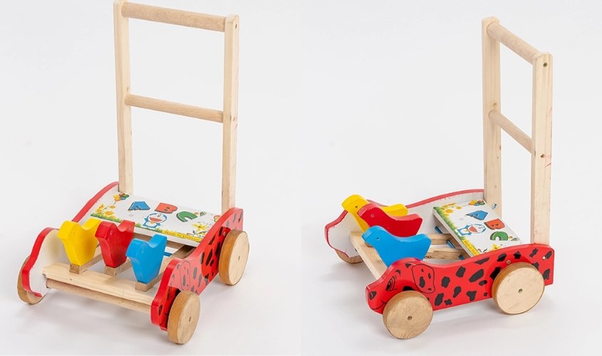 Xe tập đi con cún Đại Phát Tài - Màu ngẫu nhiên (9 - 24 tháng)