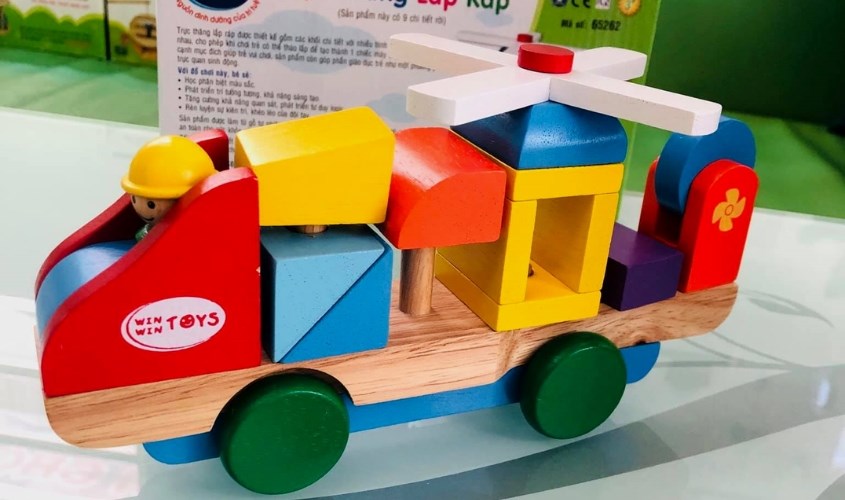 Đồ chơi lắp ráp trực thăng Winwintoys 65262