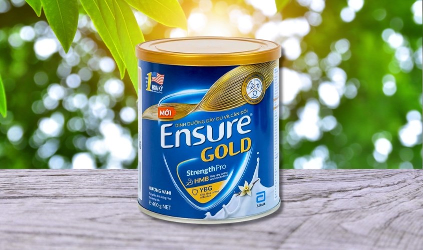 Sữa bột người lớn Ensure Gold StrengthPro hương vani 400g