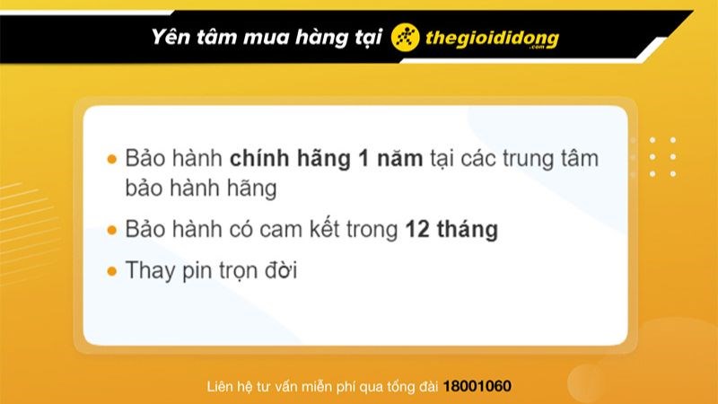 Chính sách bảo hành tại Thế Giới Di Động Chính sách bảo hành tại Thế Giới Di Động