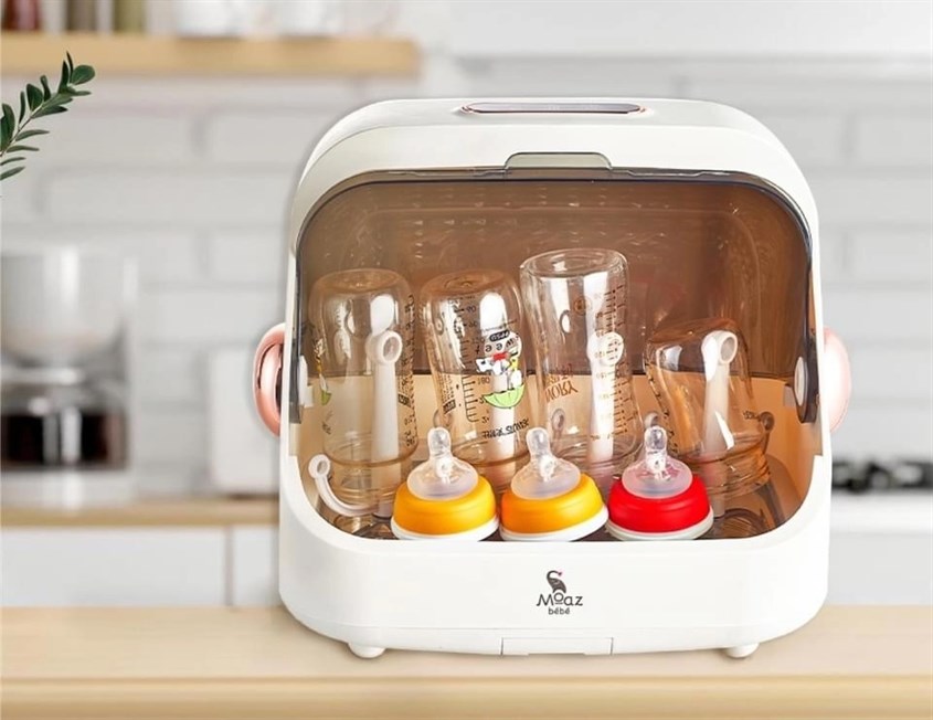 Máy tiệt trùng và sấy khô bình sữa Moaz BéBé MB-044 Máy tiệt trùng và sấy khô bình sữa Moaz BéBé MB-044