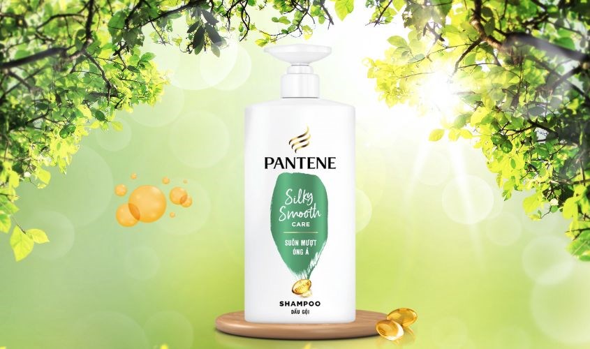Dầu gội Pantene Silky Smooth Care suôn mượt óng ả 650 ml
