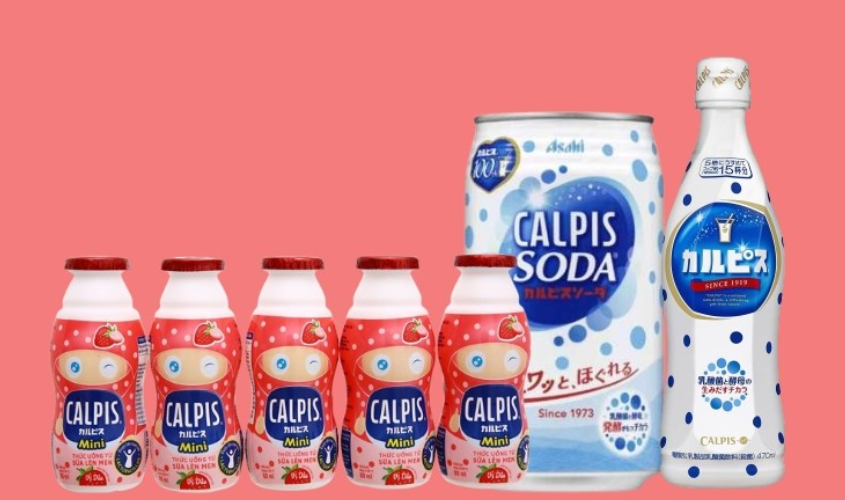 Sữa chua uống liền Calpis đến từ Nhật Bản