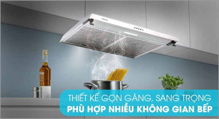 Máy hút mùi âm tủ Teka CH 1070BG có thiết kế âm vào trong tủ bếp giúp tiết kiệm diện tích