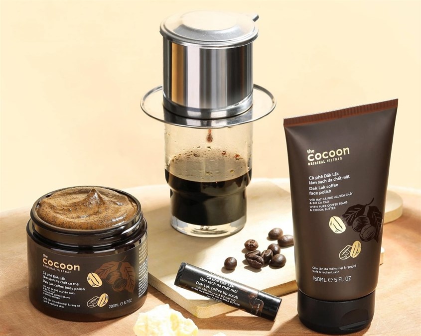 Tẩy tế bào chết Cocoon hạt cà phê làm sạch da chết cơ thể hũ 200ml Tẩy tế bào chết Cocoon hạt cà phê làm sạch da chết cơ thể hũ 200ml