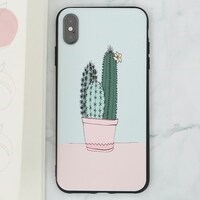 Ốp lưng iPhone XS Max Nhựa dẻo Xương Rồng