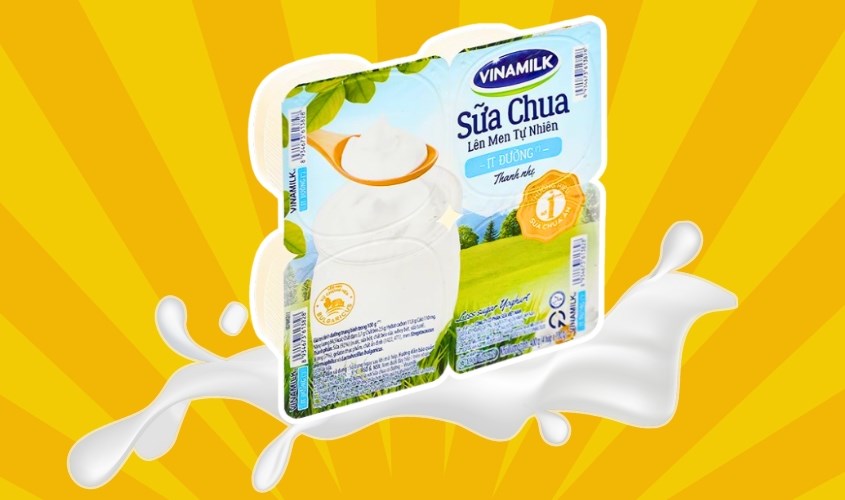 Lốc 4 hộp sữa chua ít đường Vinamilk 100g (từ 1 tuổi) Lốc 4 hộp sữa chua ít đường Vinamilk 100g (từ 1 tuổi)
