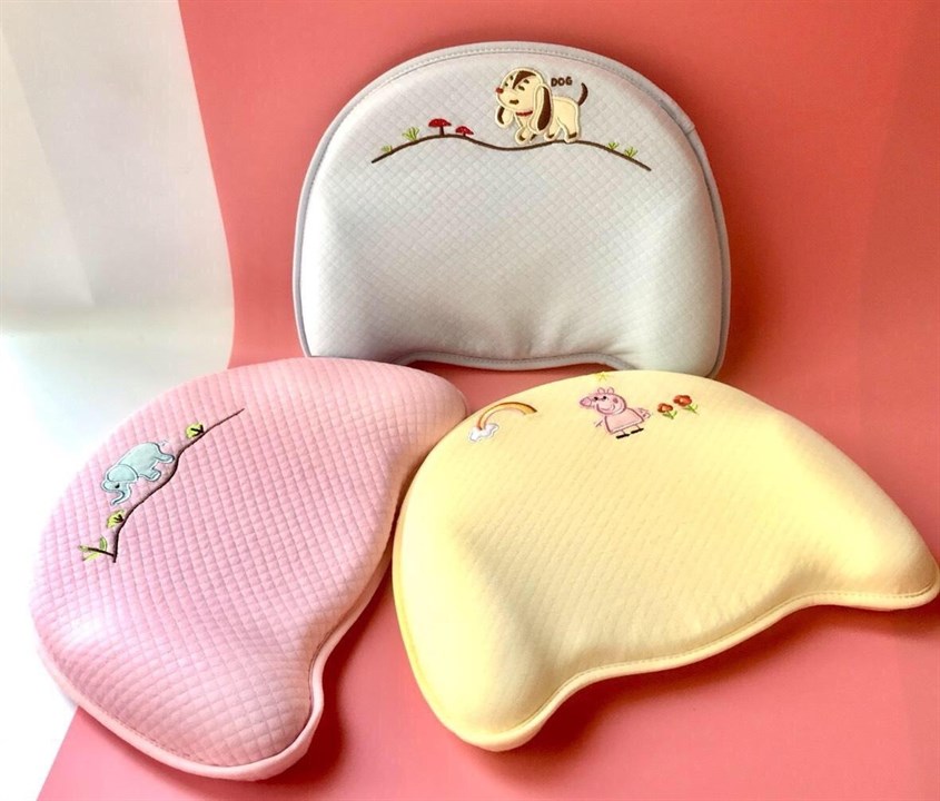 Gối cao su non Babymoov thiết kế 3D hỗ trợ giảm nguy cơ bẹp đầu