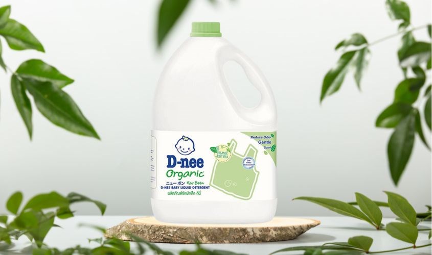 Nước giặt quần áo cho bé D-nee Xanh Lá hương nha đam can 3 lít - Giao bao bì ngẫu nhiên