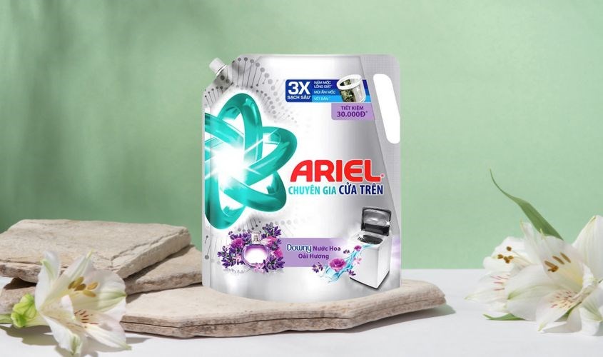 Nước giặt Ariel Downy hương hoa oải hương túi 3.1 lít